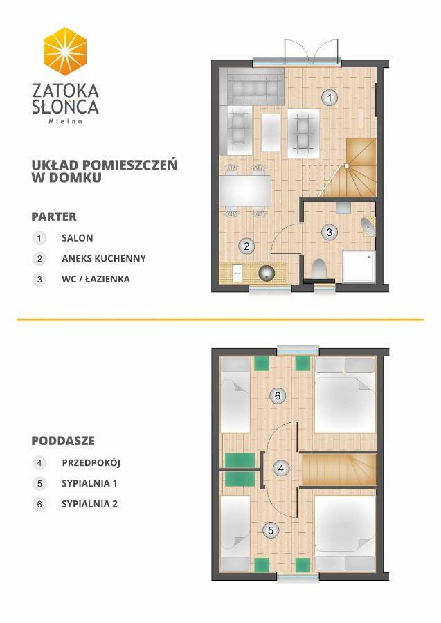 Zatoka Slonca - Domki Z Basenem, Wifi I Parking W Cenie! Mielno  Kültér fotó